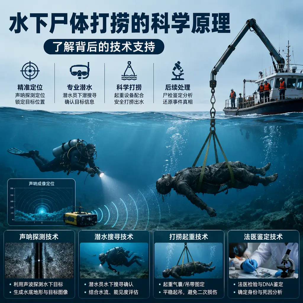 荆州水下尸体打捞的科学原理，了解背后的技术支持